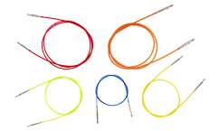 Knitpro coloured cables