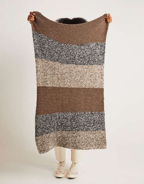 WATG | Cosy Little Blanket - brown multi