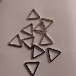 Stitch markers | Triangles - silver